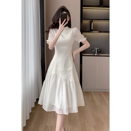 midi dress cheongsam import D8230