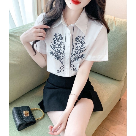 kemeja wanita korea import T8437