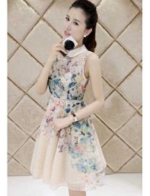 dress wanita korea D2401