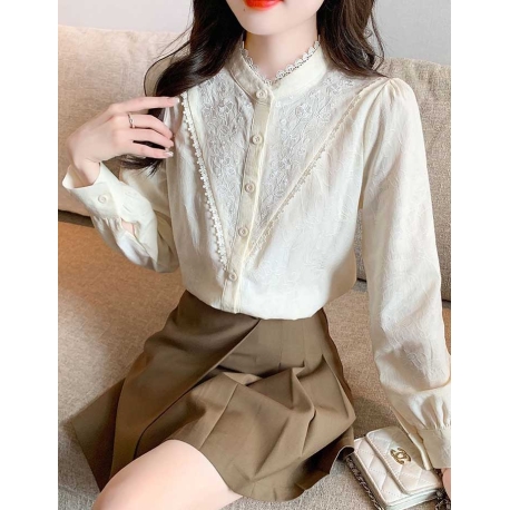 blouse wanita korea import lengan panjang T8450