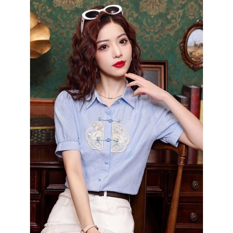 kemeja wanita korea import  T8440