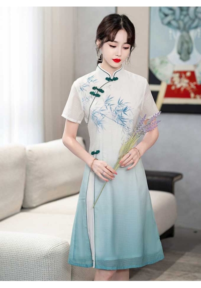 dress cheongsam import D8258