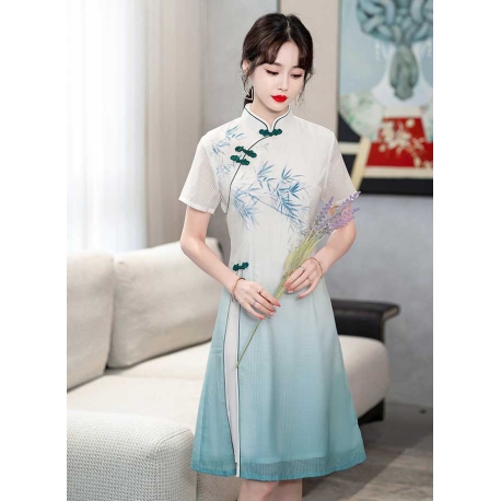 dress cheongsam import D8258