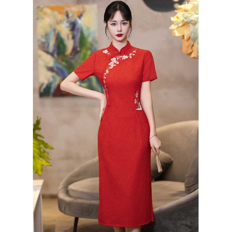 dress cheongsam import D8255