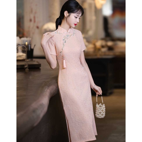 dress cheongsam import D8259