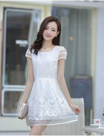 dress wanita import D2422