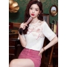 blouse wanita korea import  T8475