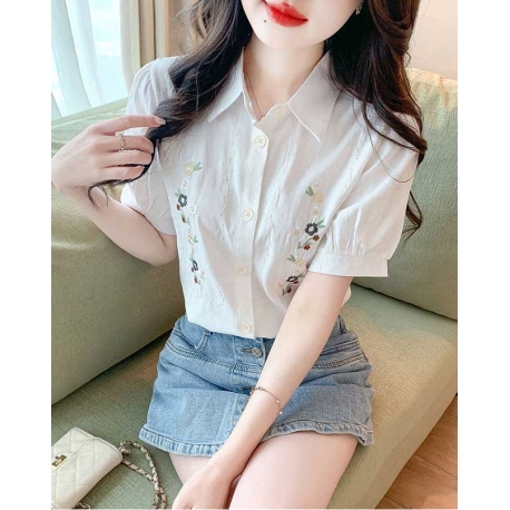 kemeja wanita korea import  T8481