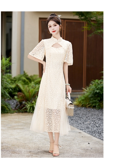 dress cheongsam modern import D8175