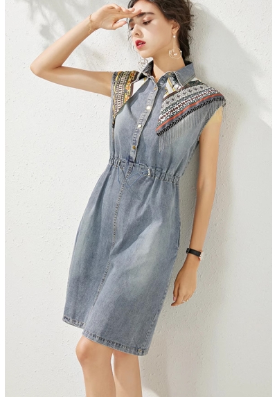 dress denim import D6818