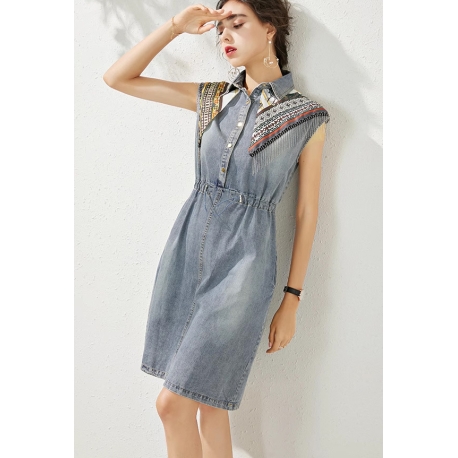 dress denim import D6818