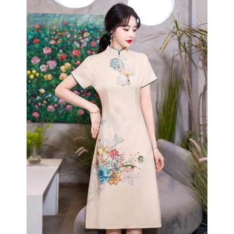 dress cheongsam import D8277