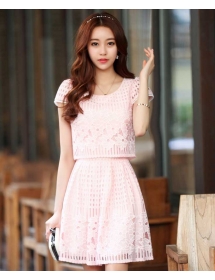 dress wanita korea D2434