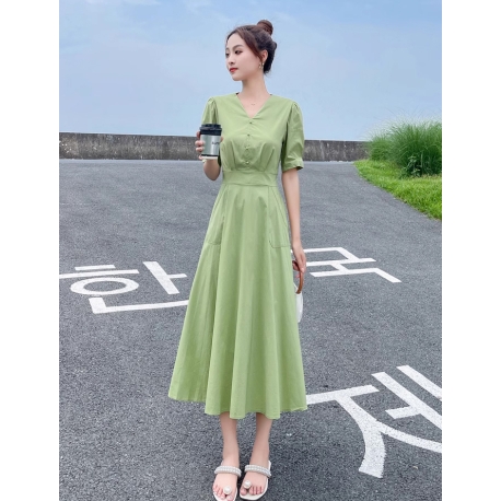 dress wanita korea D7977