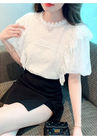 blouse brukat wanita korea import  T8494