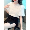 blouse brukat wanita korea import  T8494