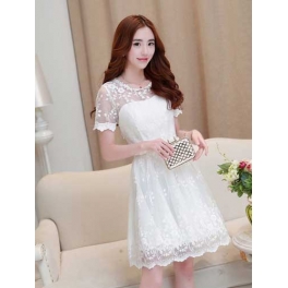 dress pesta korea D2439