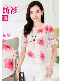 blouse chiffon import T2382