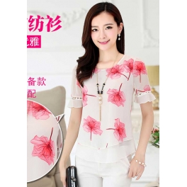 blouse chiffon import T2382