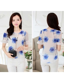 blouse chiffon import T2383