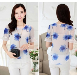 blouse chiffon import T2383