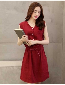 dress wanita import D2448