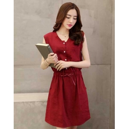 dress wanita import D2448