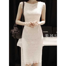 dress brukat import D2455