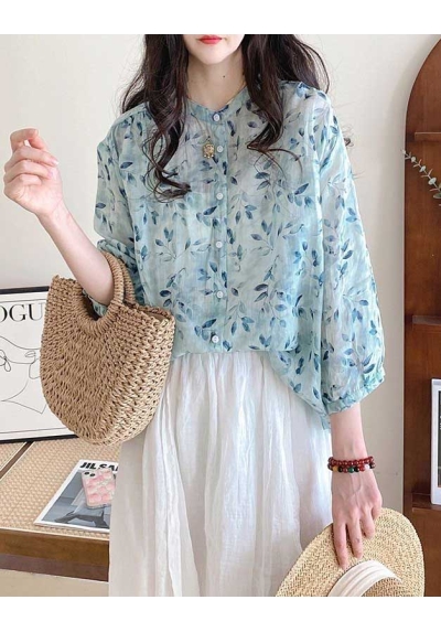 blouse katun wanita import  T8519