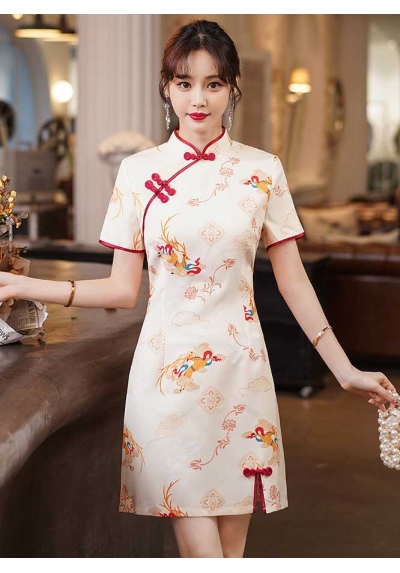 dress cheongsam import D8349