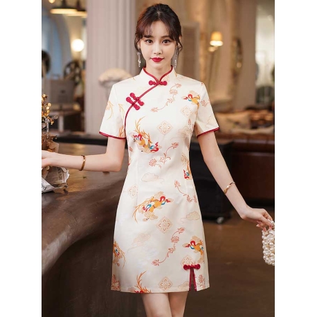 dress cheongsam import D8323