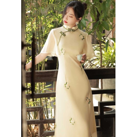 dress cheongsam import D8350