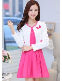 dress wanita korea D2466