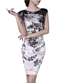 dress wanita korea D2467