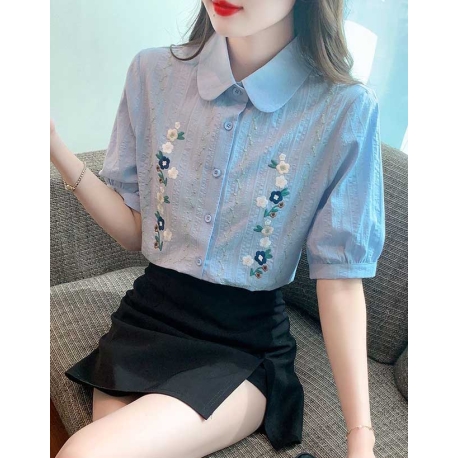 kemeja wanita korea import  T8536