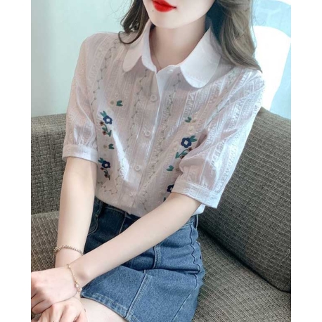 kemeja wanita korea import  T8537