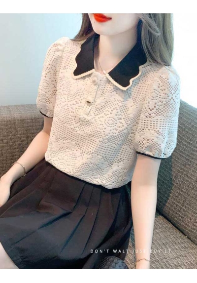 blouse  wanita korea berkerah T8532