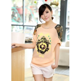 blouse chiffon import T2417