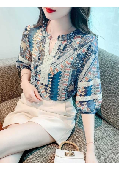 blouse  wanita korea T8568