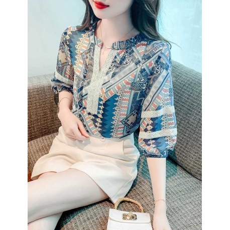 blouse  wanita korea T8568