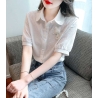 kemeja wanita korea import  T8577