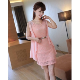 dress wanita korea D2483