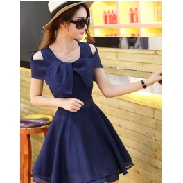 dress wanita korea D2504