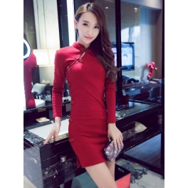 dress kerah shanghai D2505