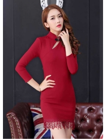 dress kerah shanghai D2506