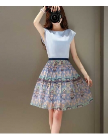 dress wanita korea D2510