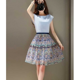 dress wanita korea D2510