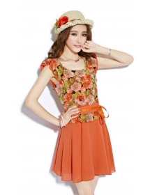 dress wanita import D2515