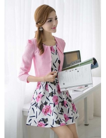 dress wanita korea D2529