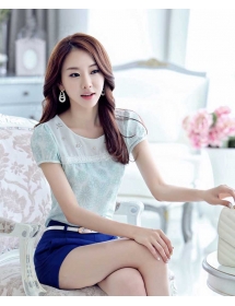 blouse wanita korea T2455